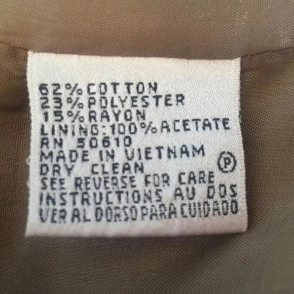 LE SUIT Women Fully Lined Front Open Hounds-Tooth Pattern Brown Jacket Size 8 - Picture 7 of 7